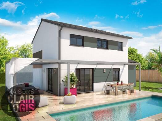 Terrain avec maison neuve à vendre 292 980 € 5 pièces 4 chambres 110 m² 375 m² de terrain Châbons 38690