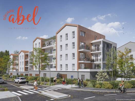 Appartement à vendre - neuf 159 300 € 2 pièces 1 chambre 42 m² dès le 30/09/2027 Saint André d'Ornay-Pont Morineau La Roche-sur-Yon 85000