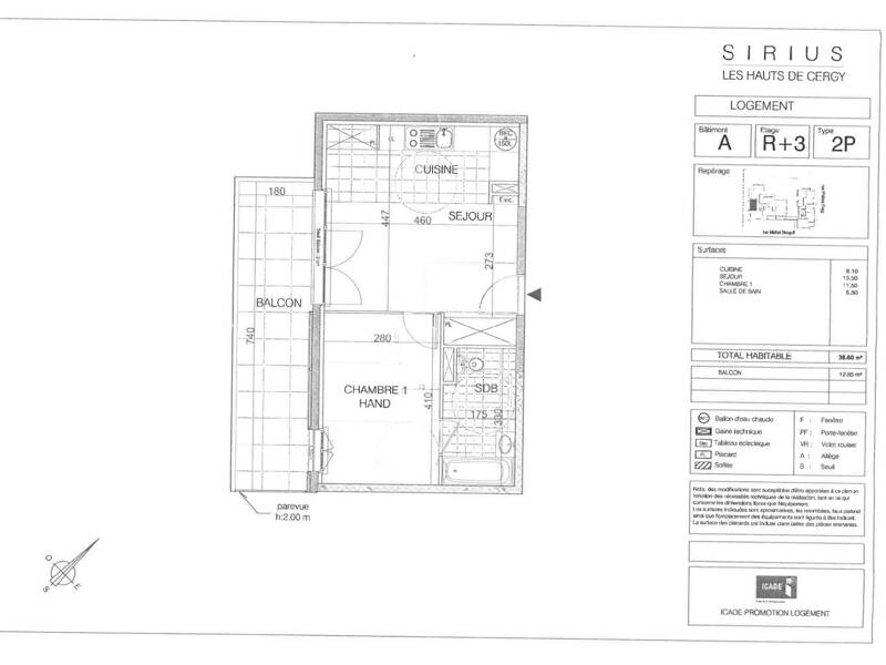 Maison à louer, 39m², CERGY