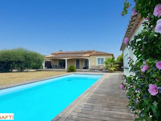 Maison de plain-pied à vendre 424 900 € 4 pièces 3 chambres 99 m² 1 000 m² de terrain Saint-Clément 30260
