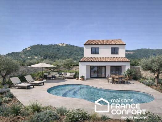 Terrain avec maison neuve à vendre 305 000 € 4 pièces 3 chambres 80 m² 450 m² de terrain Gonfaron 83590