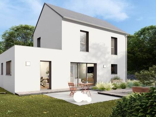 Terrain avec maison neuve à vendre 343 500 € 5 pièces 4 chambres 104 m² 560 m² de terrain Kerdrain-Kerudo Auray 56400