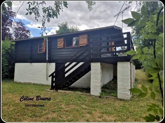 Chalet à vendre 126 000 € 3 pièces 2 chambres 40 m² 400 m² de terrain Juziers 78820