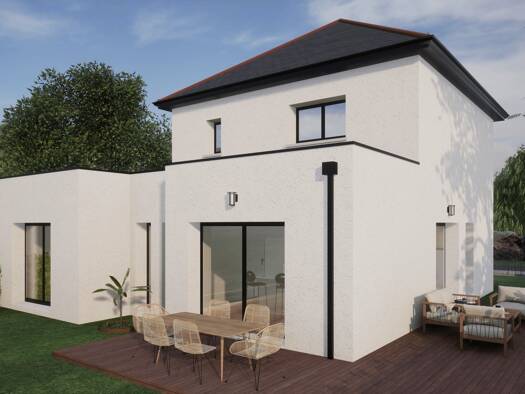 Terrain avec maison neuve à vendre 328 385 € 5 pièces 4 chambres 115 m² 442 m² de terrain Cholet 49300