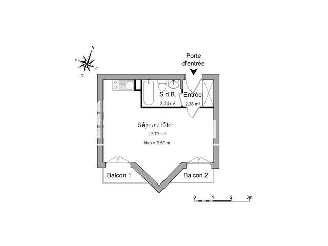 Maison à louer, 28m², CAEN