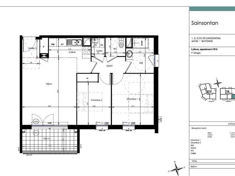 Maison à louer, 62m², BAYONNE