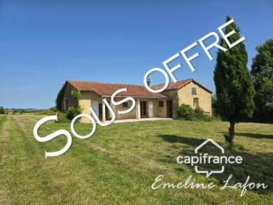 Maison de plain-pied à vendre 139 000 € 4 pièces 3 chambres 94 m² 4 953 m² de terrain Riguepeu 32320