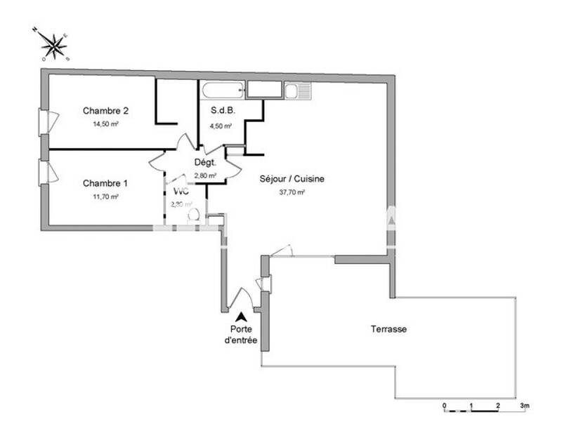 Maison à louer, 74m², MONTPELLIER