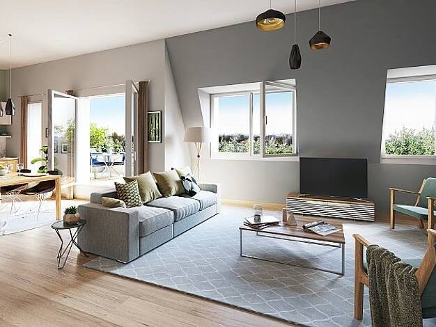 Appartement à vendre - neuf 184 773 € 3 pièces 2 chambres 62,3 m² Cheminots-Acacias-Faubourg de Lille Valenciennes 59300