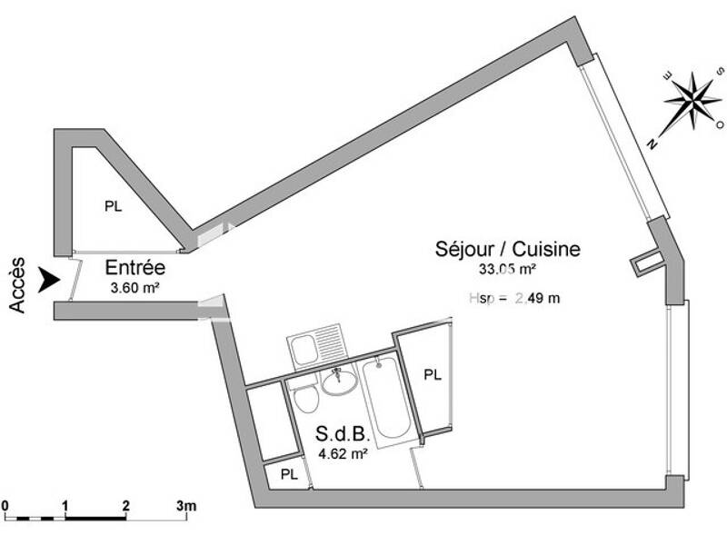 Maison à louer, 41m², RENNES