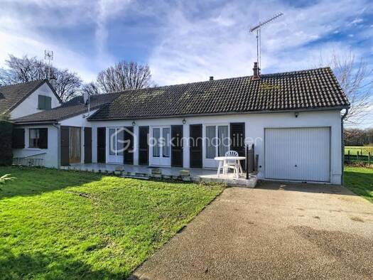 Maison de plain-pied à vendre 128 000 € 4 pièces 2 chambres 89 m² Ervauville 45320