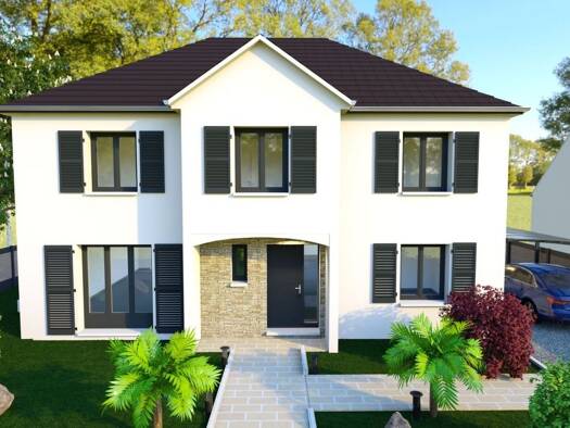 Terrain constructible viabilisé à vendre 135 000 € 299 m² de terrain Maulette 78550