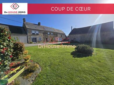 Maison à vendre 249 500 € 6 pièces 4 chambres 182 m² 7 688 m² de terrain Bazouges la Perouse 35560