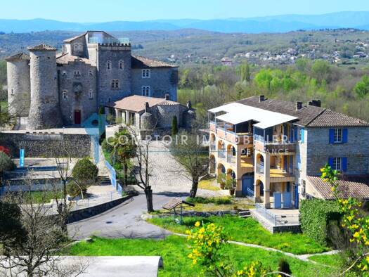 Château à vendre 1 575 000 € 73 pièces 37 chambres 1 823 m² 24 880 m² de terrain Ruoms 07120