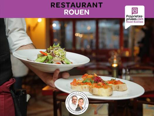 Restaurant à vendre Fonds de commerce 180 000 € 75 m² d'espace de restauration Saint Marc-Croix de Pierre-Saint Nicaise Rouen 76000