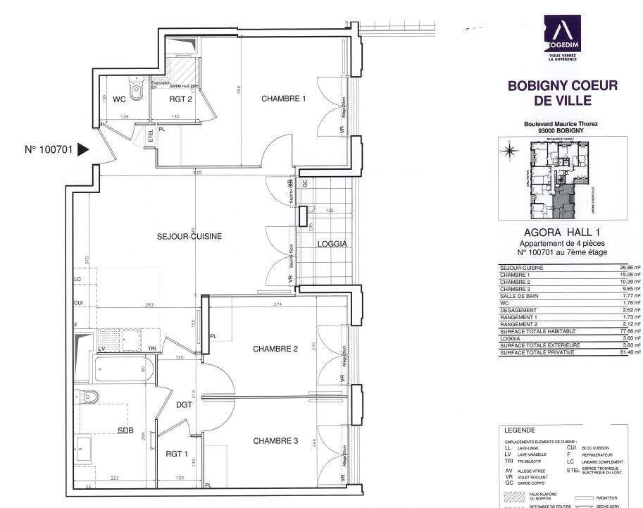 Maison à louer, 76m², BOBIGNY
