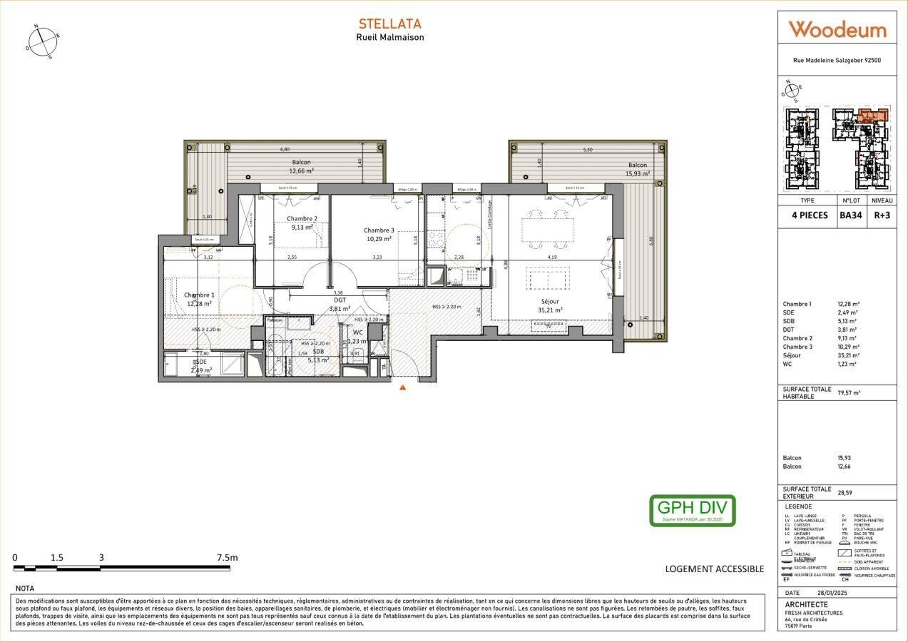 Maison à louer, 80m², RUEIL MALMAISON