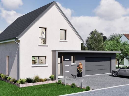 Terrain avec maison neuve à vendre 340 792 € 5 pièces 3 chambres 97 m² 655 m² de terrain Vieux-Ferrette 68480