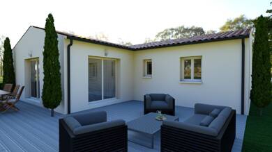 Maison de plain-pied à vendre 212 000 € 4 pièces 3 chambres 85 m² 1 100 m² de terrain Lonzac 17520