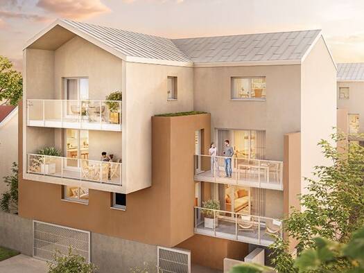 Appartement à vendre - neuf 229 000 € 3 pièces 2 chambres 62 m² dès le 30/09/2028 Nord et Sud Est Terville 57180