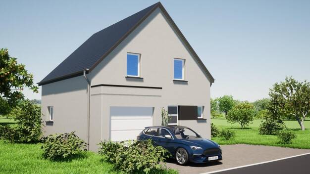 Terrain avec maison neuve à vendre 275 256 € Meyenheim 68890