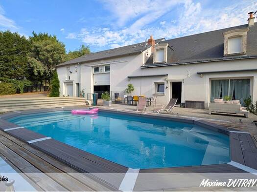Maison à vendre 325 000 € 5 pièces 3 chambres 140 m² 3 770 m² de terrain Monnaie 37380