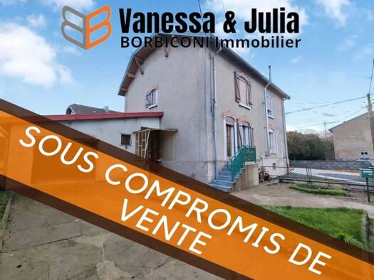Maison jumelée à vendre 89 500 € 4 pièces 2 chambres 84 m² Bouligny 55240