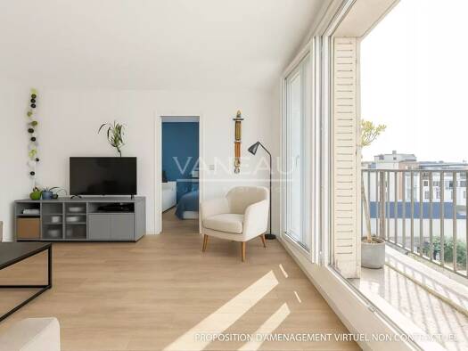 Appartement à vendre 845 000 € 5 pièces 3 chambres 92 m² Étage 5/6 Reine-Mairie Boulogne-Billancourt 92100