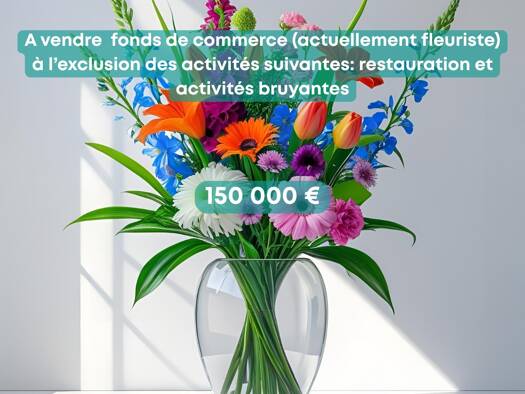 Boutique à vendre Fonds de commerce 150 000 € 95 m² de surface de vente Centre Ville Nord Est Fontainebleau 77300