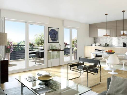 Appartement à vendre - neuf 319 000 € 4 pièces 3 chambres 87 m² Étage 3/4 Grosse Pierre-Foch-Dunant-Guynemer-Collinet Meaux 77100