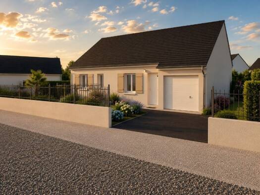 Terrain avec maison neuve à vendre 269 800 € 4 pièces 3 chambres 85 m² 350 m² de terrain Artannes-sur-Indre 37260