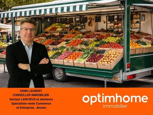 Primeur à vendre Fonds de commerce 123 200 € 1 pièce 40 m² de surface de vente Montaubert-Urbanistes Fougères 35300