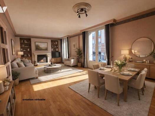 Appartement à vendre 278 250 € 5 pièces 3 chambres 142 m² Étage 1/3 Reims 51100