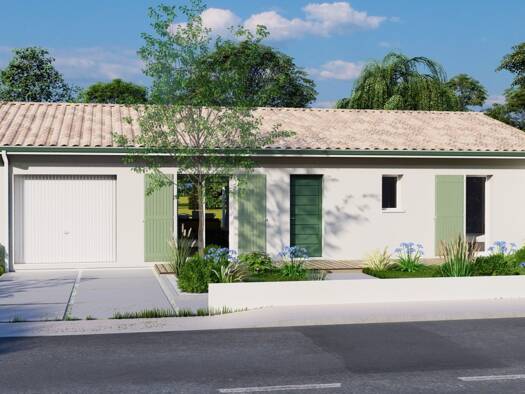 Terrain avec maison neuve à vendre 167 000 € 5 pièces 3 chambres 90 m² 500 m² de terrain Saint-Sauveur 33250