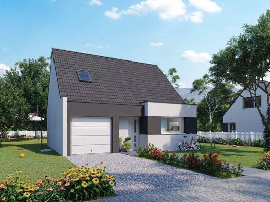 Terrain avec maison neuve à vendre 326 250 € 4 pièces 3 chambres 85,5 m² 631 m² de terrain Mareuil-lès-Meaux 77100