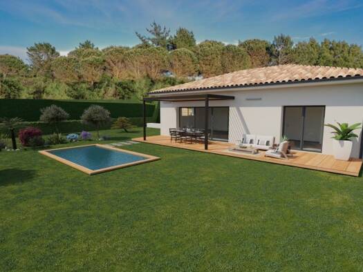 Terrain avec maison neuve à vendre 279 000 € 4 pièces 3 chambres 85 m² 600 m² de terrain Donneville 31450