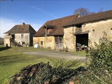 Maison à vendre 160 500 € 6 pièces 3 chambres 130 m² 47 314 m² de terrain Nantheuil 24800