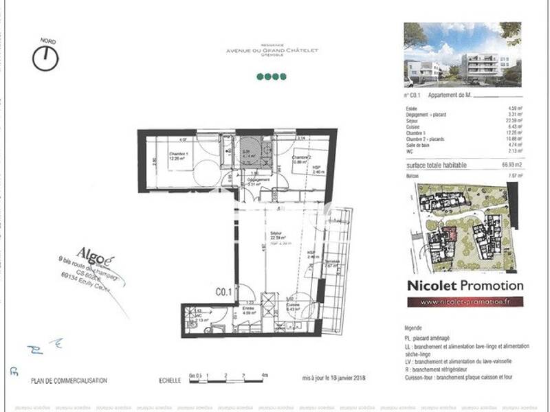 Maison à louer, 67m², GRENOBLE