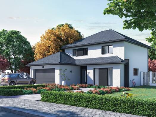 Terrain avec maison neuve à vendre 372 000 € 5 pièces 4 chambres 148,4 m² 552 m² de terrain Carville-Longpaon Darnétal 76160