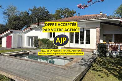 Maison à vendre 660 400 € 6 pièces 4 chambres 102 m² 593 m² de terrain Bouhebe Capbreton 40130