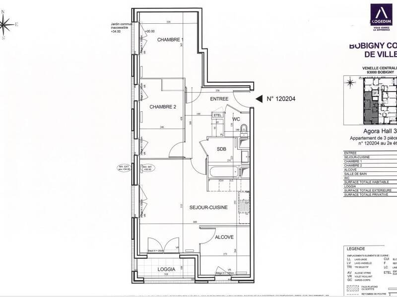 Maison à louer, 69m², BOBIGNY