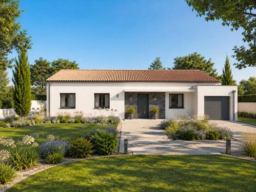 Terrain avec maison neuve à vendre 186 200 € 3 pièces 2 chambres 80 m² 920 m² de terrain Cagnac-les-Mines 81130