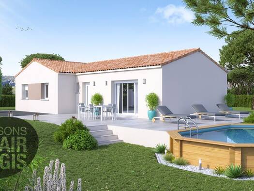 Terrain avec maison neuve à vendre 271 000 € 4 pièces 3 chambres 90 m² 425 m² de terrain Montagnac 34530
