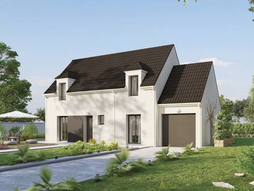 Terrain avec maison neuve à vendre 323 400 € 5 pièces 4 chambres 104 m² 958 m² de terrain Prunay 51360