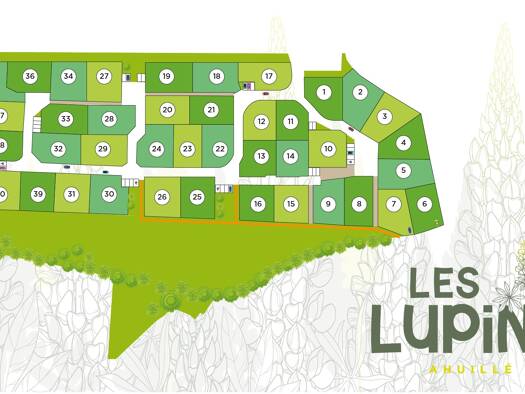 Terrain constructible à vendre 48 400 € 501 m² de terrain Ahuillé 53940