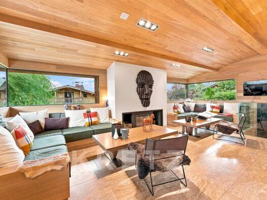 Chalet à vendre 3 600 000 € 6 pièces 5 chambres 200 m² 713 m² de terrain Centre-Village Megève 74120