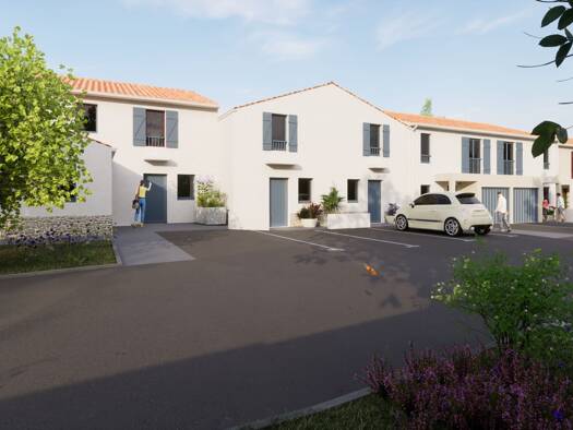 Maison de ville à vendre - neuf 196 075 € 3 pièces 2 chambres 63,3 m² dès le 31/12/2027 Avenue Mitterand Ouest Les Sables-d'Olonne 85100