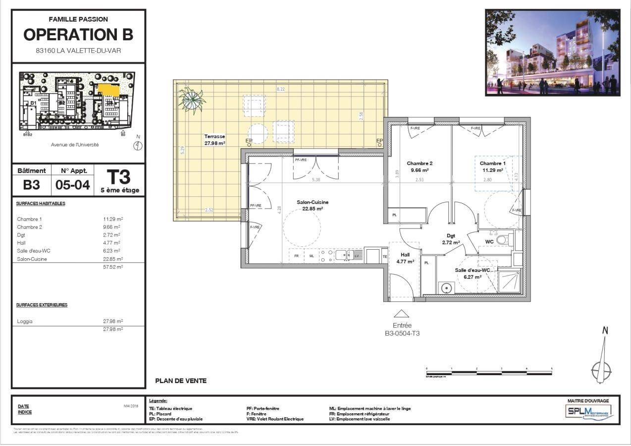 Maison à louer, 58m², LA VALETTE DU VAR
