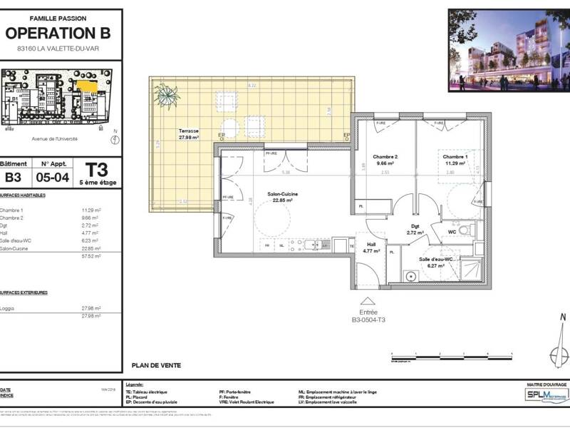 Maison à louer, 58m², LA VALETTE DU VAR