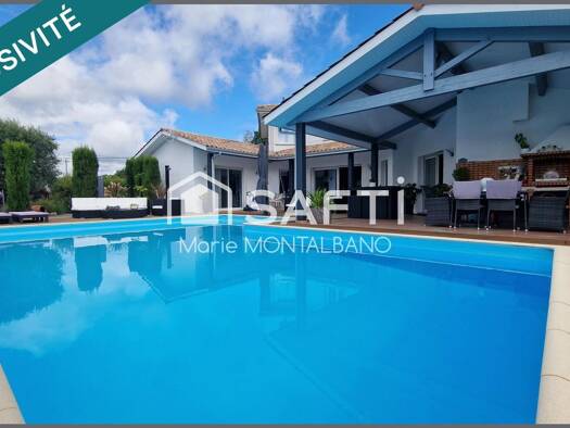 Villa à vendre 799 000 € 6 pièces 4 chambres 190 m² 3 143 m² de terrain Mios 33380